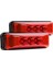 2pcs 24V 3.9ınch 3 LED Kamyon Römorku Kırmızı Işık LED Yan Işaret Işıkları (Yurt Dışından) 1
