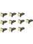 10 x Beyaz T5 5050 286 1 Smd LED Gösterge Tablosu Kama Ampuller (Yurt Dışından) 1
