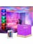 16 Renk Uzaktan Kumandalı Şarj Edilebilir Kuzey Işıkları Rgb LED Gece Lambası (Yurt Dışından) 3