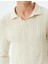 Slim Fit Kazak Dokulu Polo Yaka Pamuk Karışımlı 5