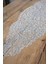 Simli Dantel Kordon Örme Detay Masa Runner Fiskos Örtüsü 100X35 CM2007-DANTEL 3