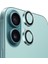 iPhone 16 / 16 Plus Deniz Mavisi Yeşil Metal Frame Uygulama Aparatlı Kamera Lens Koruyucu 3