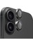 iPhone 16 / 16 Plus Siyah Metal Frame Uygulama Aparatlı Kamera Lens Koruyucu 3