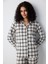 Pamuklu Alia Gri Gömlek Pantolon Pijama Takımı 3