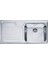 Inox Galassia Gax 611 Tek Gözlü Sol Damlalıklı Eviye (101.0656.176) 1