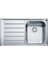 Inox Mikro Keten Dokulu Neptun Net 611 Tek Gözlü Sol Damlalıklı Eviye (101.0656.166) 1