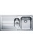 Inox Mikro Keten Dokulu Logica Line Lll 651 1,5 Gözlü Sol Damlalıklı Eviye (101.0656.162) 1