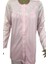 -14295-BAYAN Robalı Önden Açık % 100 Pamuk Pijama Takımı-Pembe 8