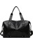Erkek Pu Seyahat Çantası Büyük Kapasiteli Kısa Mesafe Omuz Crossbody Çanta Su Geçirmez Spor Çantası (Yurt Dışından) 1