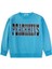 Peackhıns Nakışlı Sweatshirt 9-14 Yaş Mavi 1