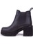 Dza07-8962200 Siyah Günlük Platform Topuklu Kadın Bot 3