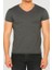 Erkek Basic V yaka Antrasit Tshirt 1