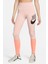 One High Waisted Training Leggings Yüksek Belli Toparlayıcı 2cepli Tayt Pembe 1