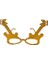 Parti Gözlük Plastik Camsız Gitar Şeklinde Gold 14X6 cm 2