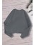 Tarz Limits Are Illusion Yazılı Ayçiçeği Baskılı Oversize Kapüşonlu Çocuk Sweatshirt 14566 2