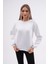 Kadın Düz Sweatshirt Üç Iplik Şardonlu Penye 2