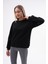 Kadın Düz Sweatshirt Üç Iplik Şardonlu Penye 1