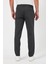 TheSeason Erkek Antrasit Gabardin Pamuklu Keten Slim Fit Yan Cep Esnek Chino Pantolon 5