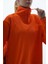 Daily Core - Turuncu Oversize Yarım Fermuarlı Sweatshirt 2