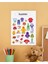 Kıyafetler Çocuk Türkçe Eğitim Tekli Pvc Poster 21X30 cm 1