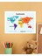 Continents-Kıtalar Ingilizce Çocuk Eğitim Tekli Pvc Poster 30X42 cm 1