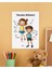 Vücut Bölümleri Çocuk Türkçe Eğitim Tekli Pvc Poster 21X30 cm 1