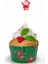 Yılbaşı Muffin Kek Yapım Seti 100 Parça Yılbaşı Muffin Kapsülü 50 Adet Noel Baba Kürdan 50 Adet 2