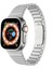 Apple Watch 42 44 45 49 mm Uyumlu Joint Luxury Klipsli Çelik Kordon 3