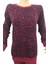 9274-TUBA Bayan Kışlık Pijama Takım-Bordo 4