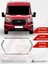 Ford Transit Van Ön Panjur Çerçevesi (Geniş) 4 Parça 2019 ve Üzeri Krom Paslanmaz Çelik 1
