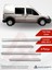 Ford Connect Panel Van/lav Yan Kapı Çıtası Uzun Şase 4 Parça 2002-2014 Krom Paslanmaz Çelik 1