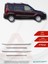 Fiat Doblo-2 Panel Van/lav Cam Çıtası 4 Parça 2010 ve Üzeri Krom Paslanmaz Çelik 1