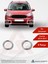Ford Courier Van Sis Çerçevesi 2 Parça 2014-2017 Krom Paslanmaz Çelik 1