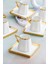 Dallas 6 Kişilik Gold Kahve Fincanı Takımı - 90 ml 2