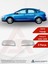 Ford Focus 2hb 5d/sd/sw Ayna Kapağı 2 Parça 2005-2008 Krom Paslanmaz Çelik 1