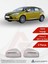 Ford Focus 3 Hb 5d/sd/sw Ayna Kapağı 2 Parça 2011 ve Üzeri Krom Paslanmaz Çelik 1