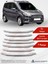 Ford Courier Van Ön Panjur (Set) 7 Parça 2018 ve Üzeri Krom Paslanmaz Çelik 1