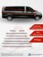 Mercedes Vito W447 Van Cam Alt Çıtaları (Tek Sürgü L3) 8 Parça 2014 ve Üzeri Krom Paslanmaz Çelik 1