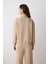 Bej Yarım Fermuarlı Maura Sweatshirt - Saude Koleksiyonu 5