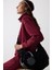 Bordo Yarım Fermuarlı Maura Sweatshirt - Saude Koleksiyonu 5