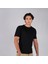 BafacoTekstil Pamuklu Erkek Basic Düz T-Shirt 4