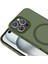 iPhone 16 Pro Max Uyumlu Kılıf Mat Arka Yüzey Magsafe Sio Kapak + Kamera Lens + Ekran Koruyucu 3
