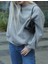 Kadın Bisiklet Yaka Içi Polarlı Kalın Sweatshirt-3 Iplik Şardonlu 2