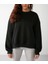 Kadın Bisiklet Yaka Içi Polarlı Kalın Sweatshirt-3 Iplik Şardonlu 2