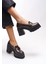 Taryndilwen Kadın Tokalı Topuklu Loafer 00121009 3