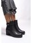Lilixipha Kadın Toka Detaylı Lastikli Topuklu Bot 0012730 1