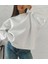 Kadın Bisiklet Yaka Içi Polarlı Kalın Sweatshirt-3 Iplik Şardonlu 1