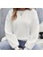 Kadın Bisiklet Yaka Içi Polarlı Kalın Sweatshirt-3 Iplik Şardonlu 2