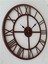 Şık metal duvar saati, modern tasarım, 30x30 cm, beyaz renk, kolay montaj 2