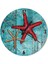 Kırmızı Deniz Yıldızı Çocuk Odası Duvar Saati 30 cm, şık ve eğlenceli tasarım 1